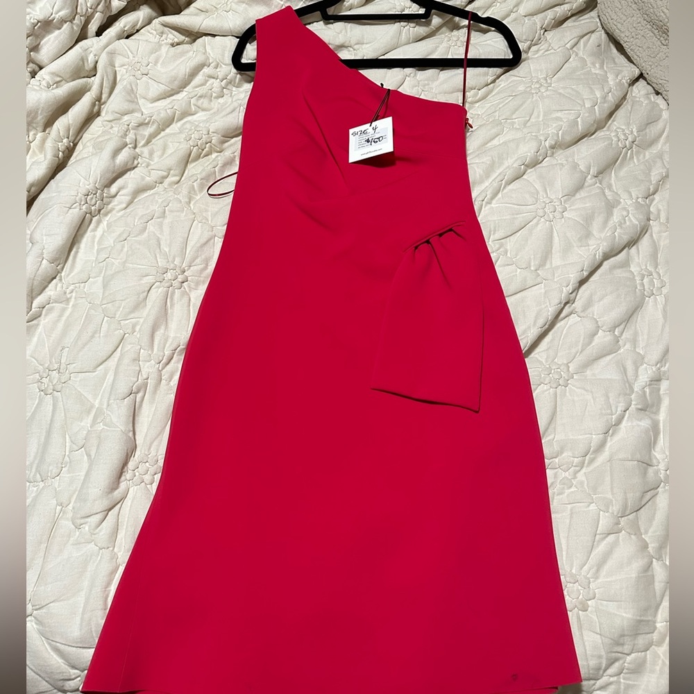 PH15 Red one shoulder dress New with tags